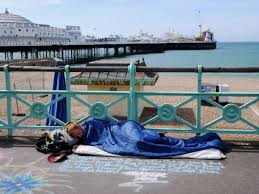 Direct action on the Brighton Homeless issue.